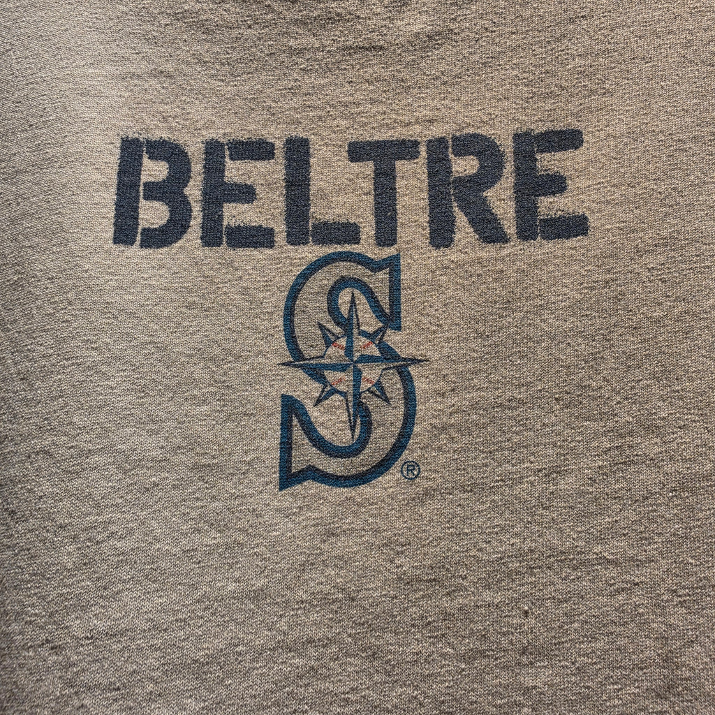 VTG 2005 Nike Center Swoosh Seattle Mariners Adrián Beltré White T-Shirt: Large