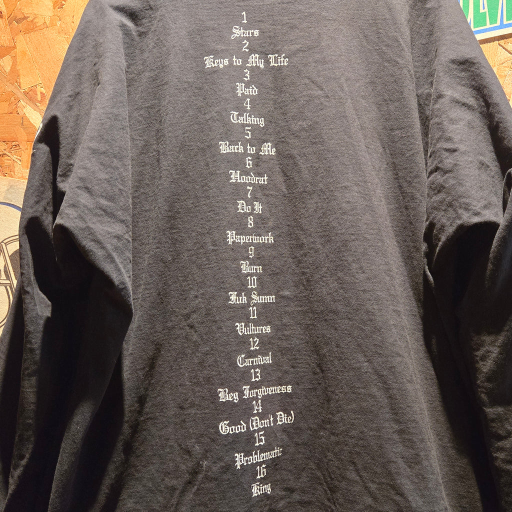 Yeezy Vultures Long Sleeve T Shirt Black Kanye West Volume 1: XL