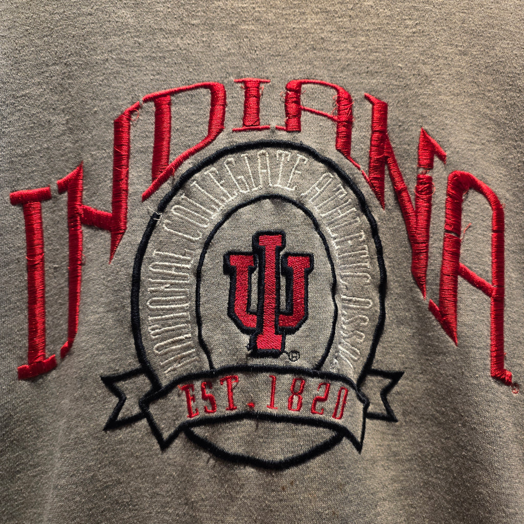 VTG Indiana University Hoosiers Lee Sport Pullover Hoodie: Medium