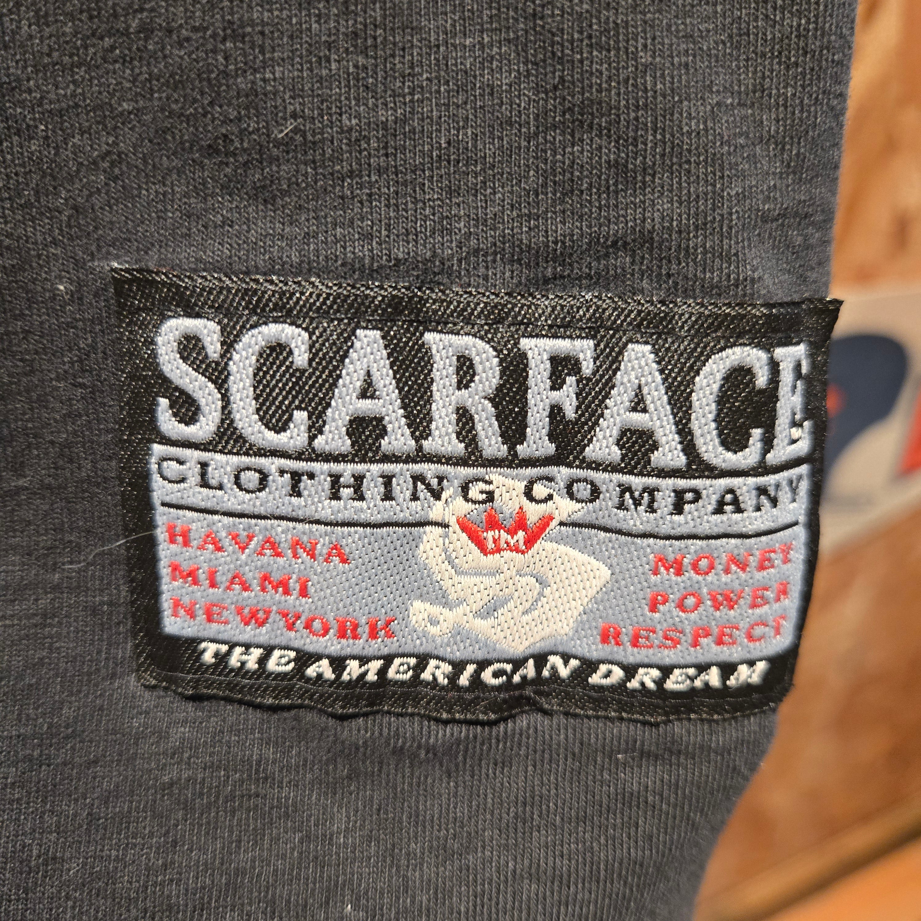 VTG 2004 Universal Studios Scarface Single Stich Black Long Sleeve T-Shirt: 2XL