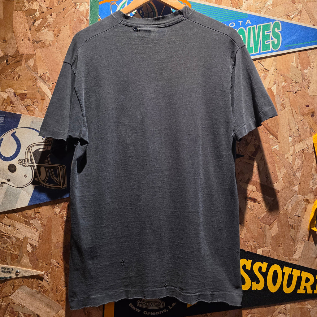 VTG Distressed Grateful Dead Liquid Blue Jerry Garcia T-Shirt RARE 1995: Large