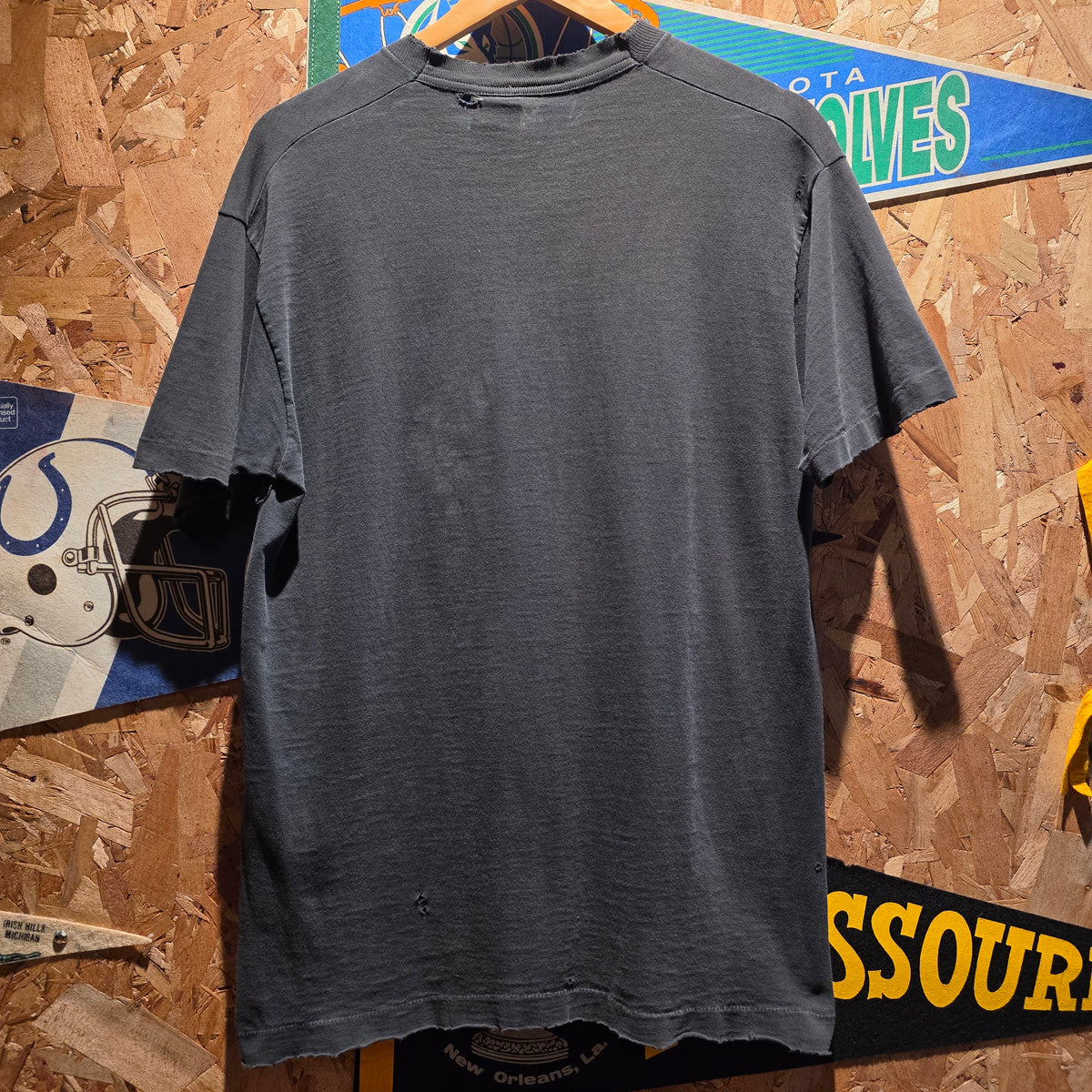 VTG Distressed Grateful Dead Liquid Blue Jerry Garcia T-Shirt RARE 1995: Large