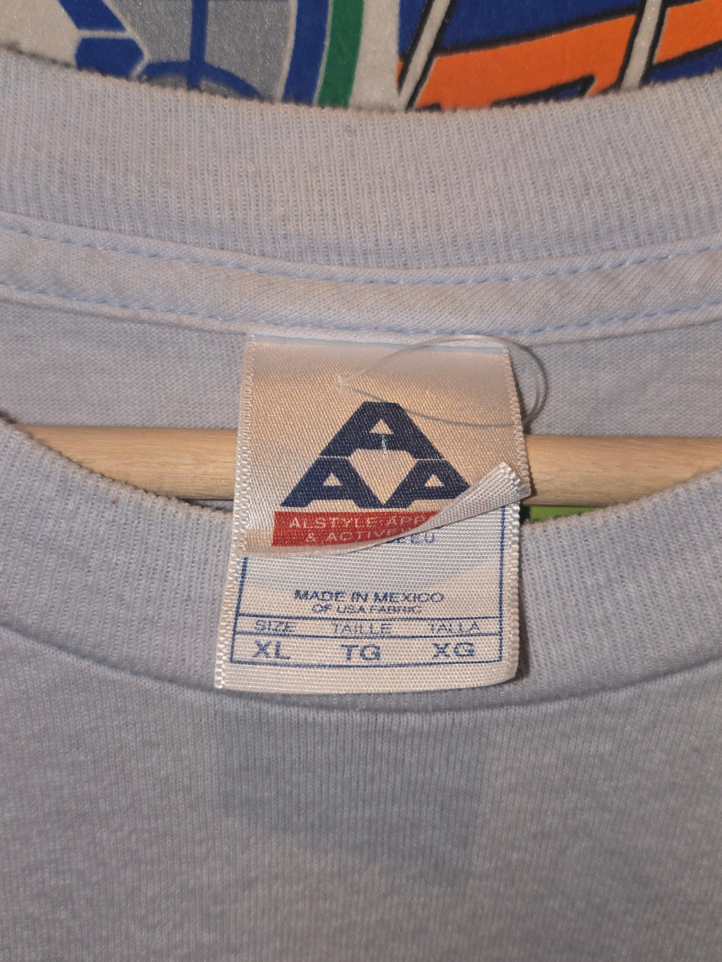 VTG 2004 Orange County Choppers Light Blue Graphic T-Shirt Sz XL
