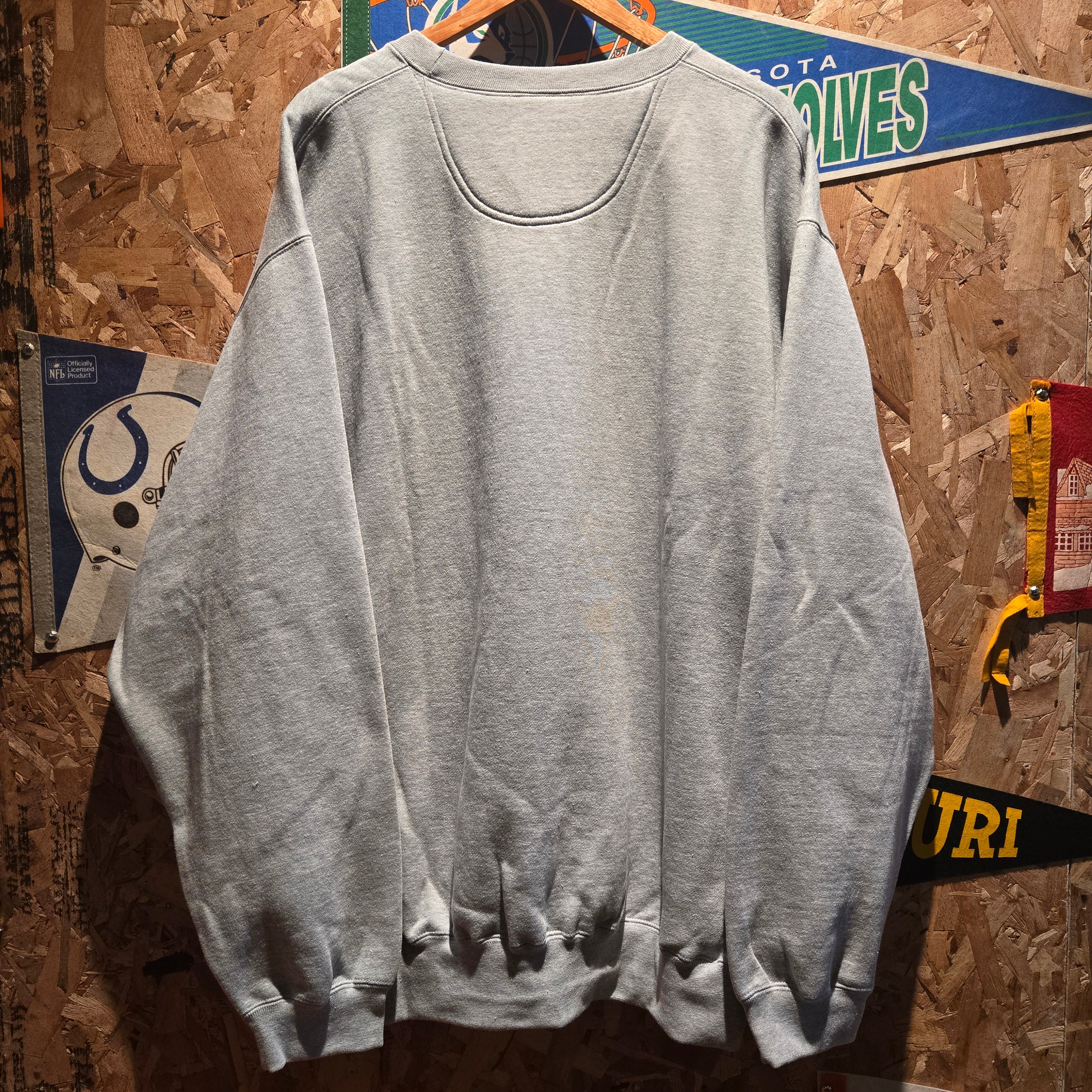 VTG NWOT Baltimore Ravens Super Bowl Champions Gray Sweatshirt: 2XL