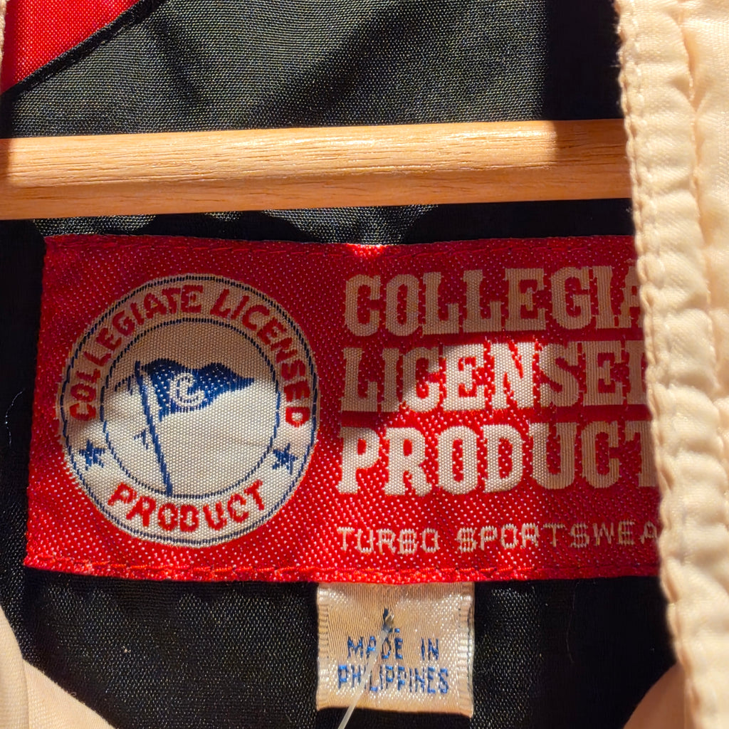 VTG Indiana Hoosiers Puffer Jacket Turbo Sportswear Spellout: Large
