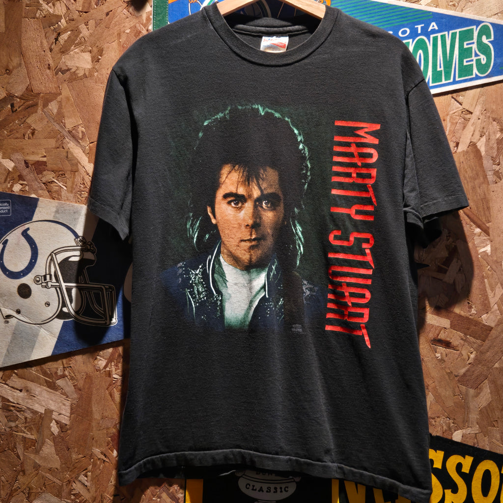 VTG 1992 Marty Stuart Black T-Shirt Hanes: Medium