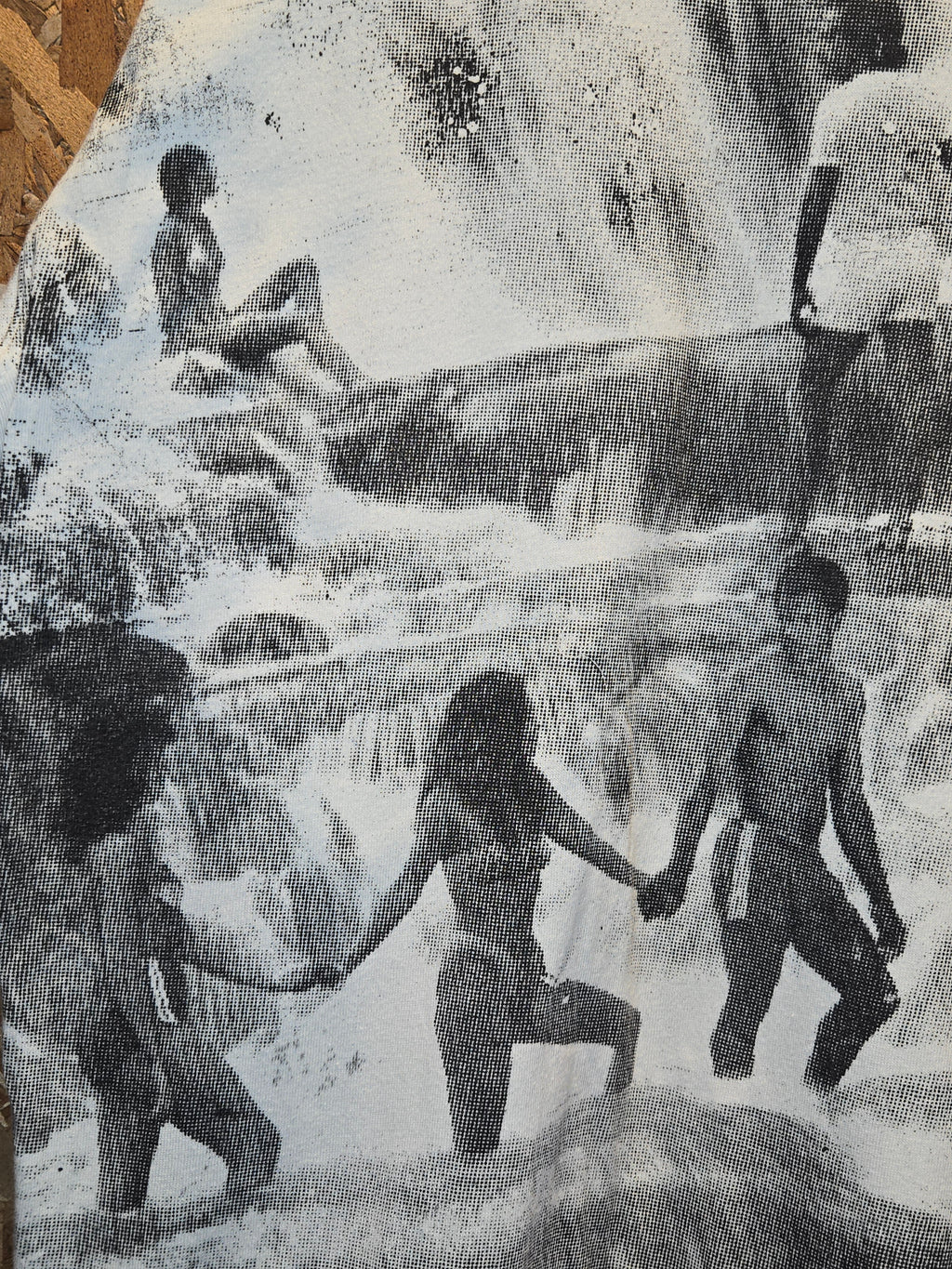 VTG Jamaica All Over Print Waterfall T-Shirt :XL