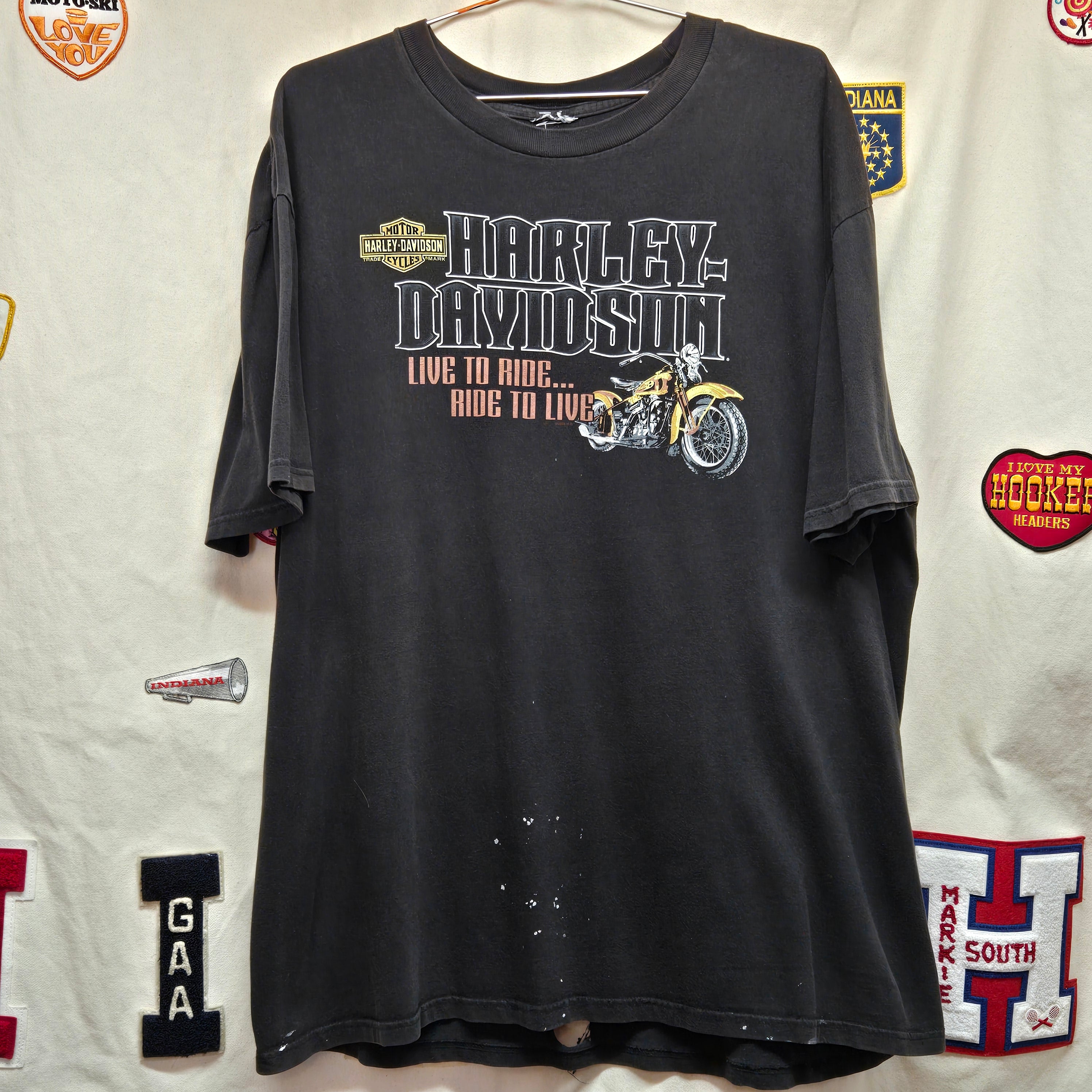 2009 Harley Davidson Cherokee, NC Black T-Shirt: