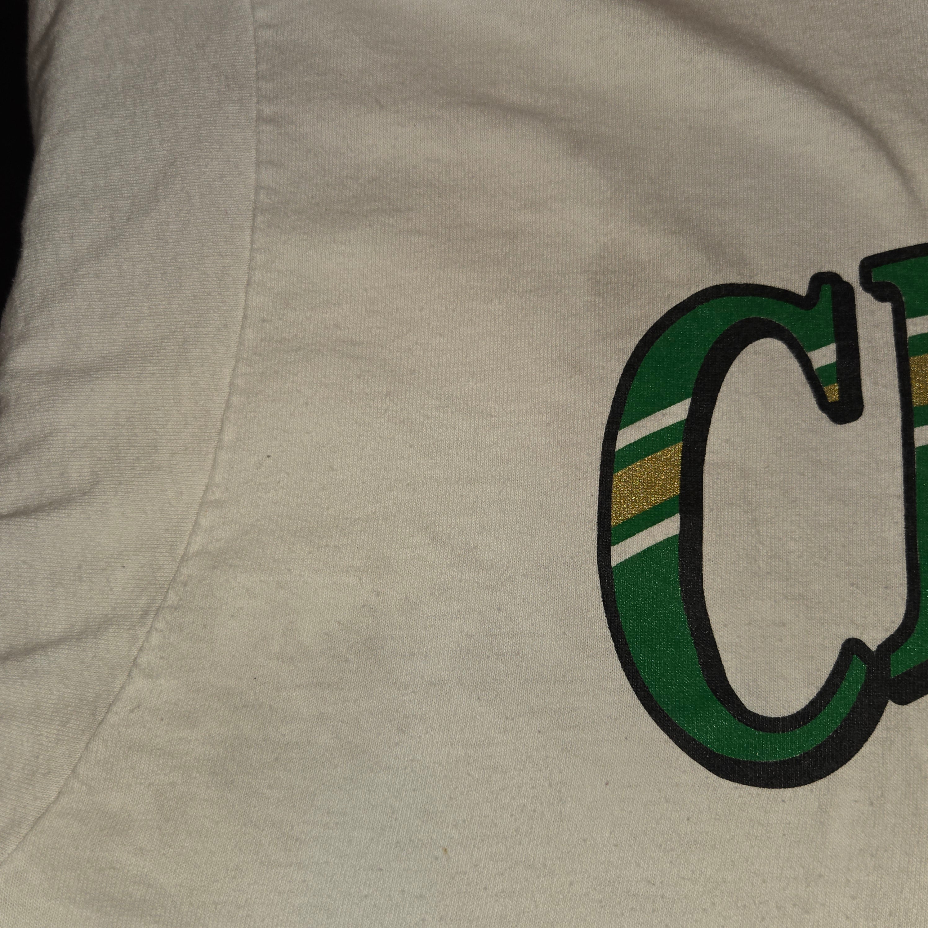 VTG Starter Boston Celtics White T-Shirt USA: XL
