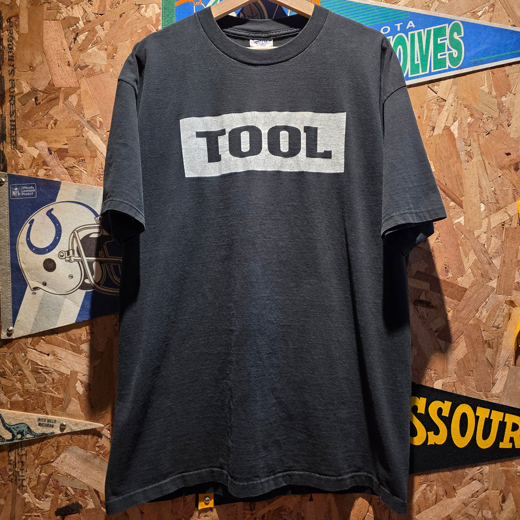VTG Tool Concert T-Shirt 1991 Wrench Alternative Metal 90s Rare: XL
