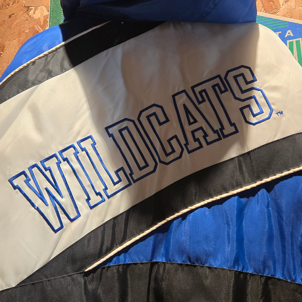 VTG Kentucky Wildcats Hooded Puffer Jacket Fans Gear: Large