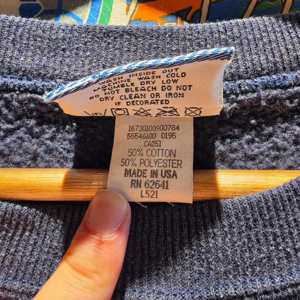 VTG 1995 Dallas Cowboys Nutmeg Blue Sweatshirt: Medium