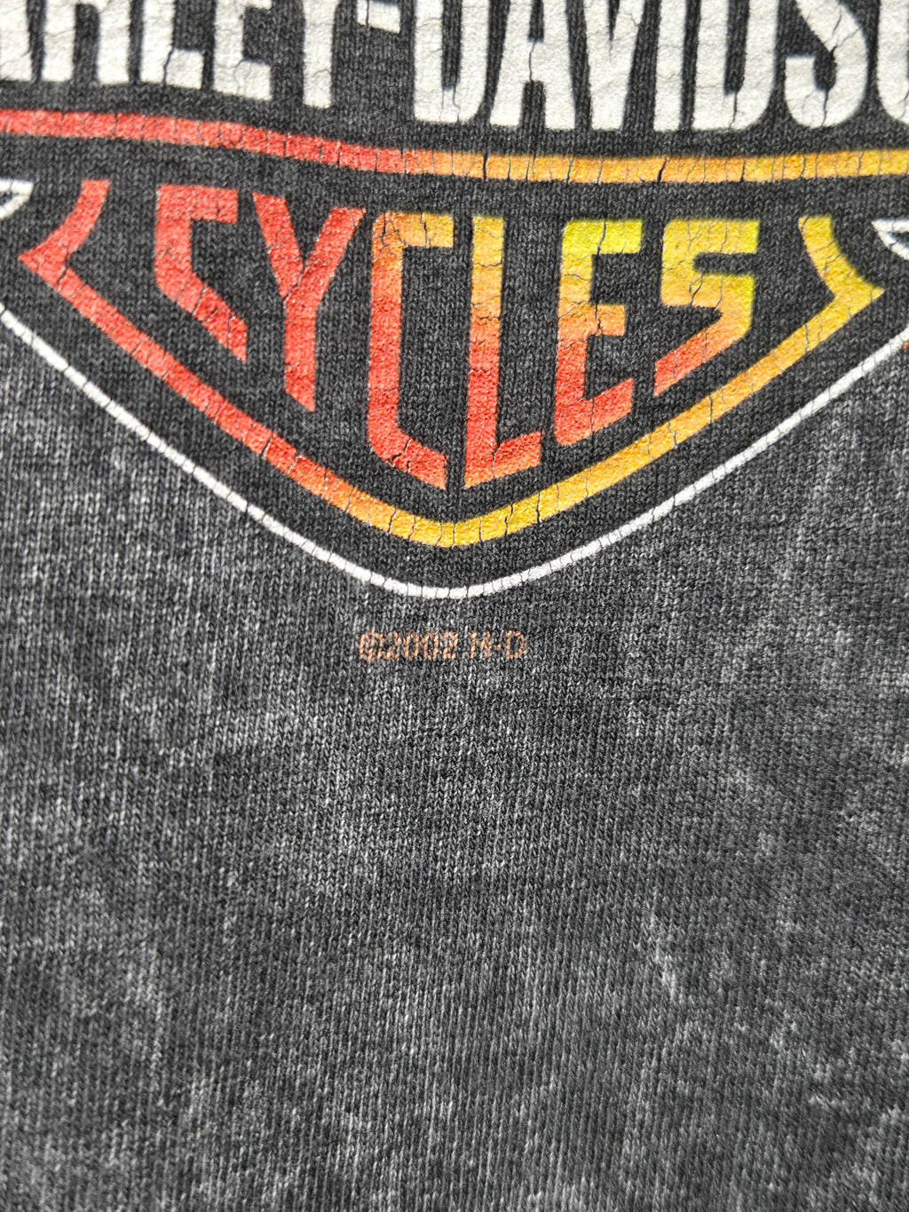 VTG 2002 Harley Davidson Eagle T-Shirt Laid Laws California: 3XL