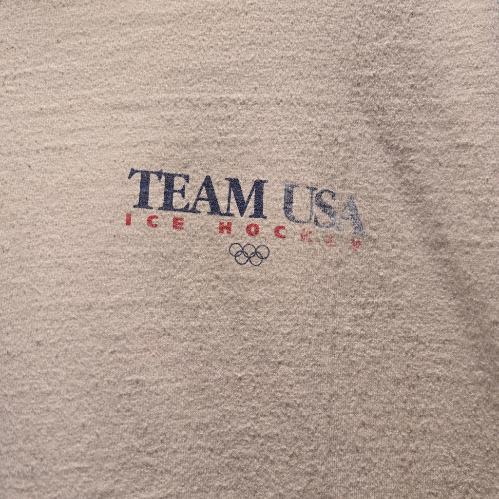 Vintage 90's The Aussie Company Thick Cotton USA Olympic Team T-Shirt Hockey: XL