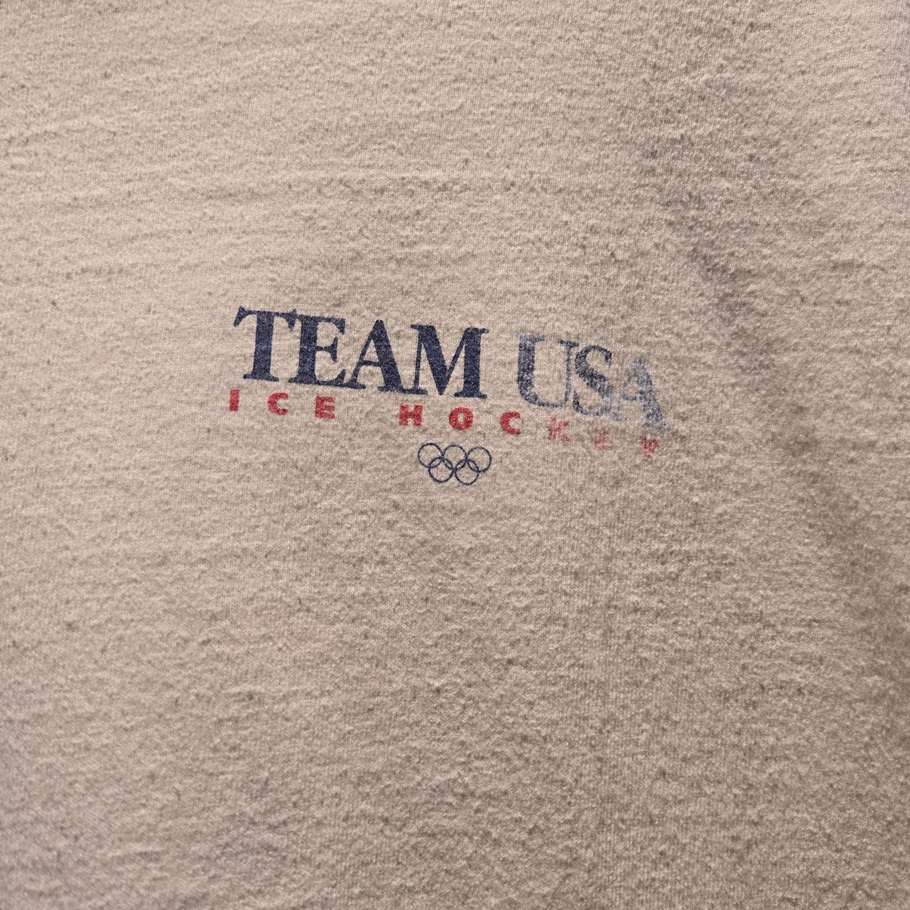 Vintage 90's The Aussie Company Thick Cotton USA Olympic Team T-Shirt Hockey: XL