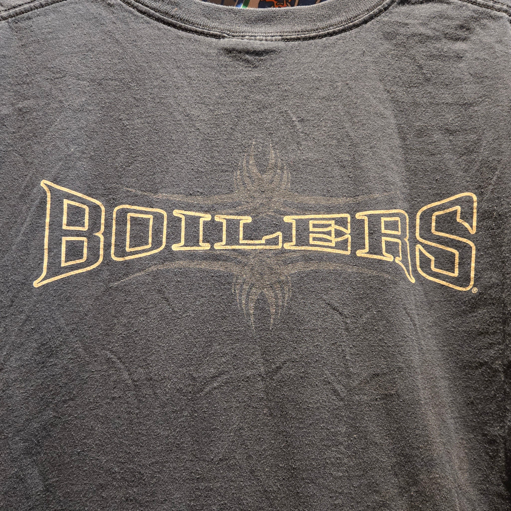 VTG Nike Purdue Boilermakers Center Swoosh T-Shirt Faded: XL