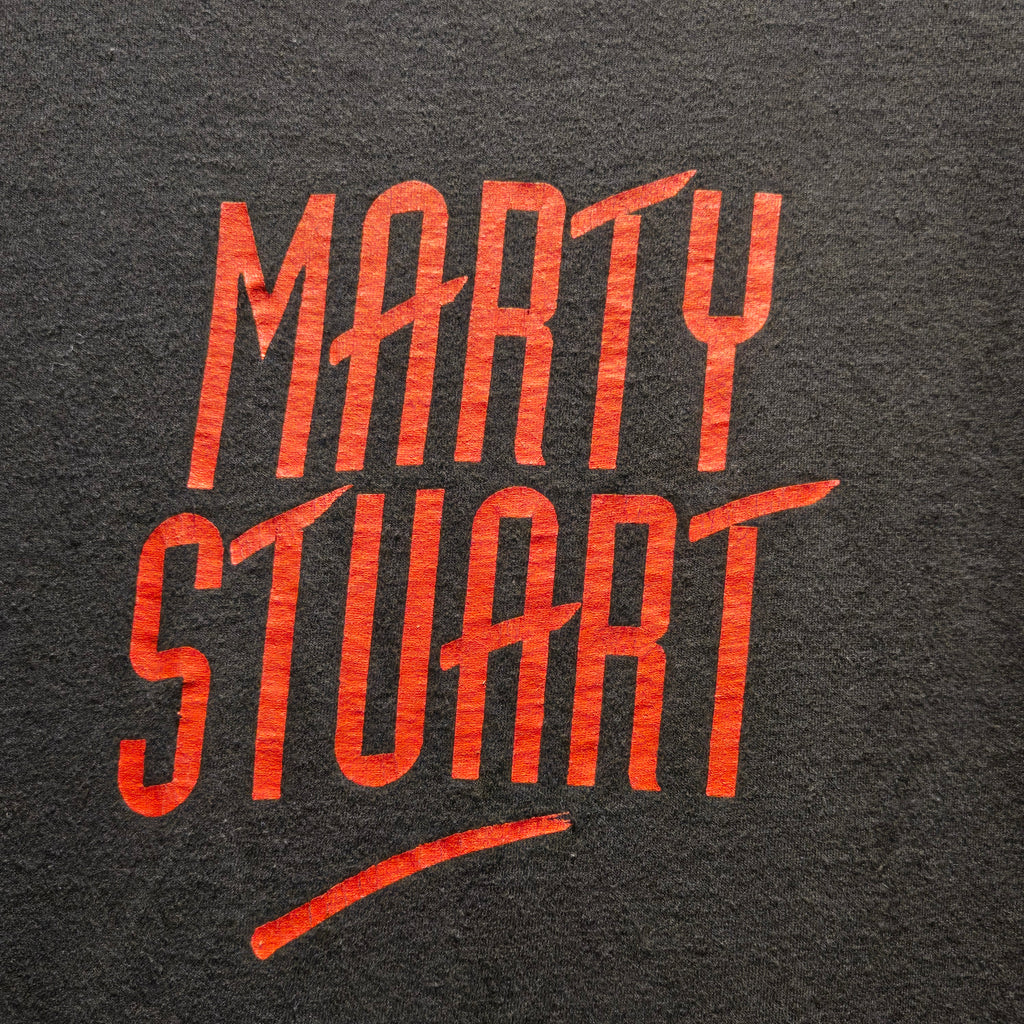 VTG 1992 Marty Stuart Black T-Shirt Hanes: Medium