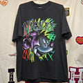VTG Disney Mickey Mouse T-Shirt Neon Fireworks Big Head 90s: XL
