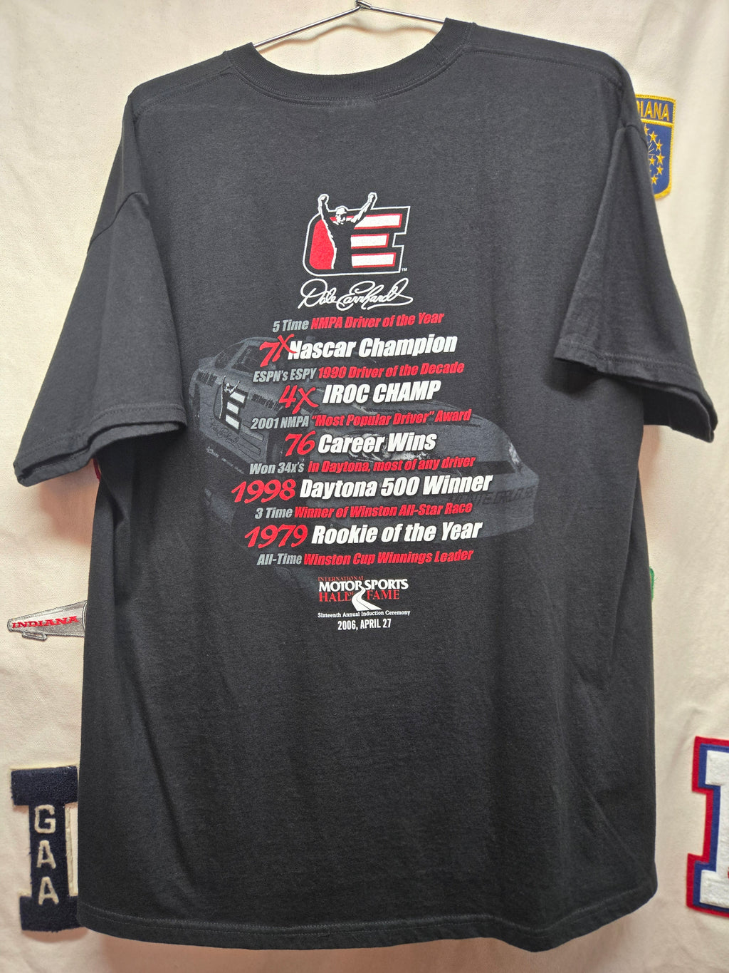 VTG Dale Earnhardt 2006 Induction Nascar Hall Of Fame: XL