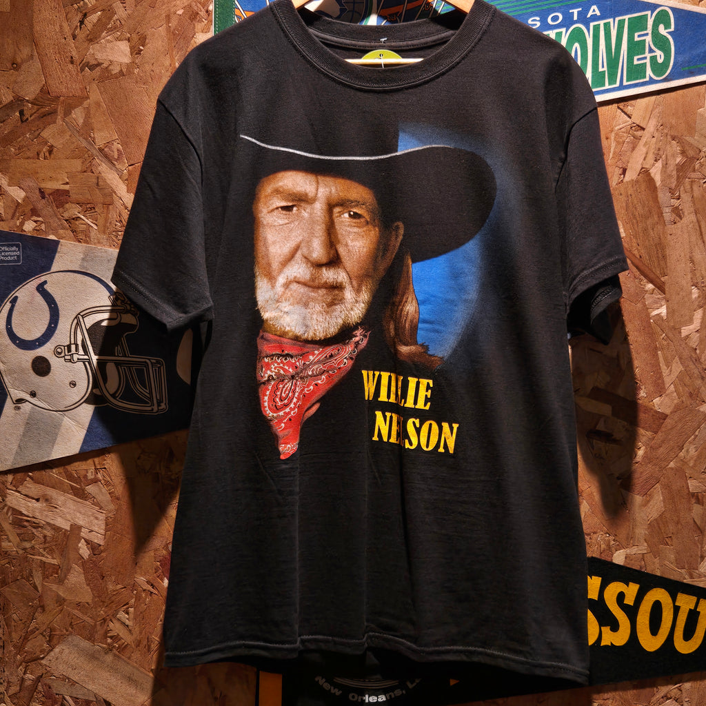 2017 Willie Nelson Summer Tour Black T-Shirt Limited To /600: Large