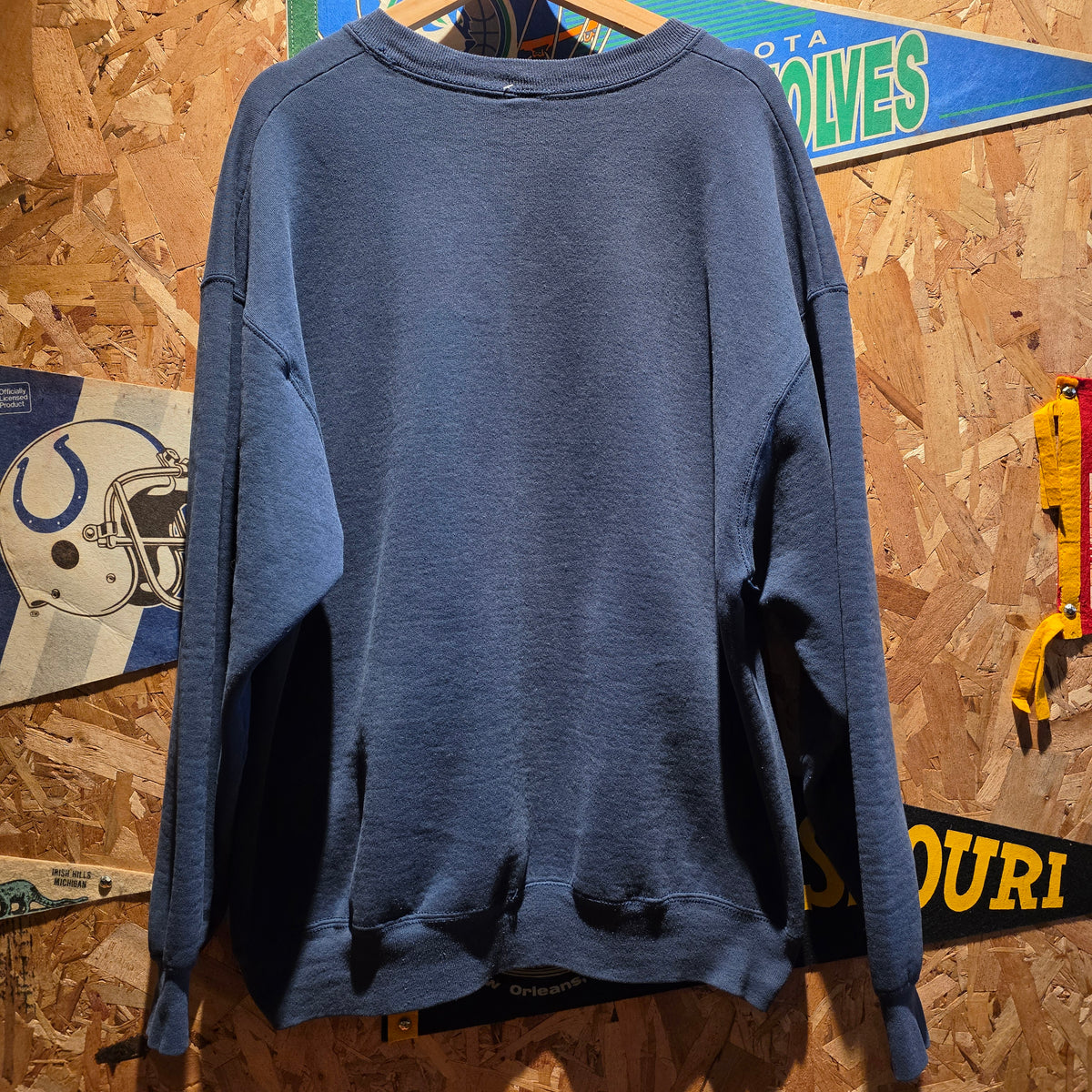 VTG 1993 Michigan Wolverines Rose Bowl Champions Navy Sweatshirt: XXL