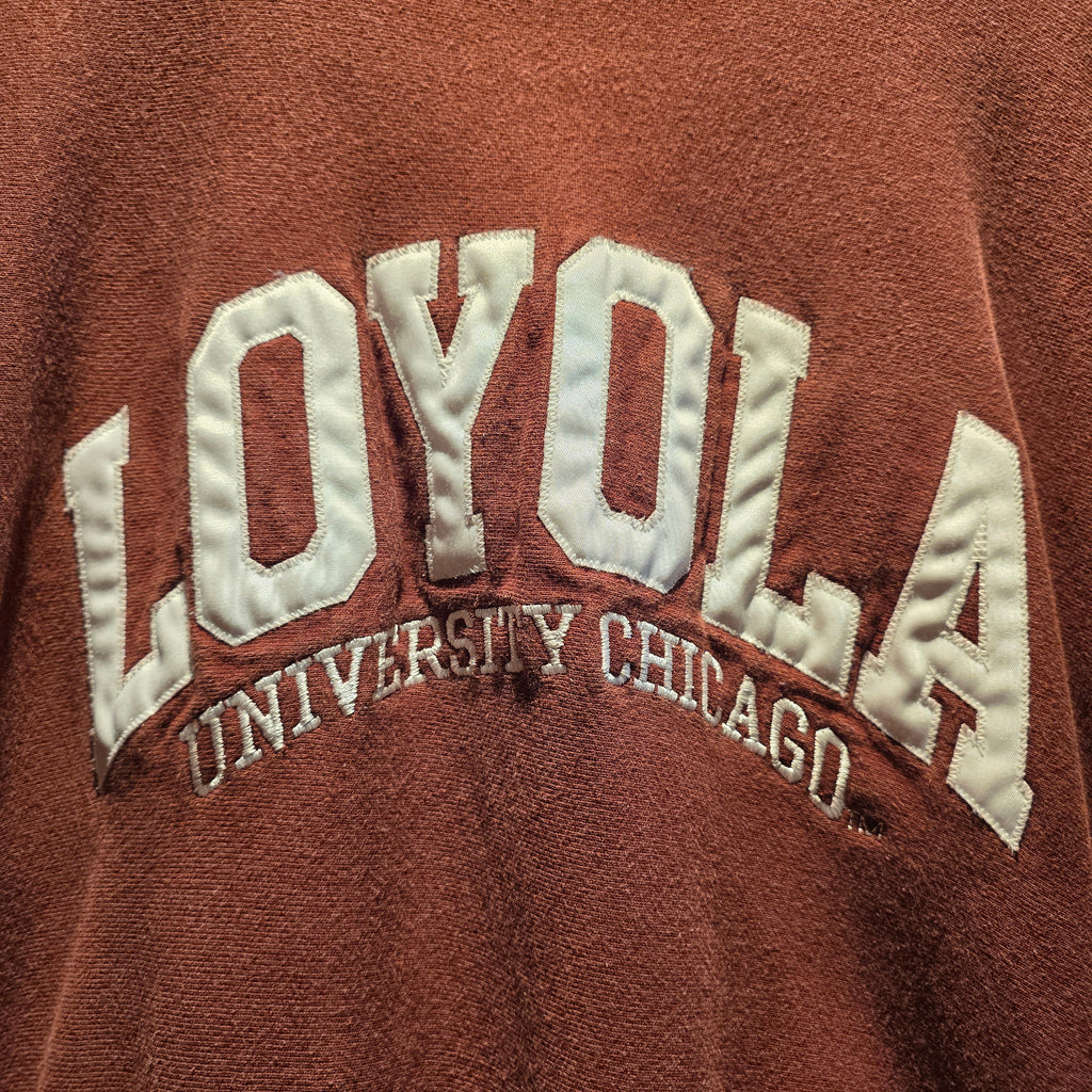 VTG 90's Champion Reverse Weave Loyola University Chicago Crewneck: XL