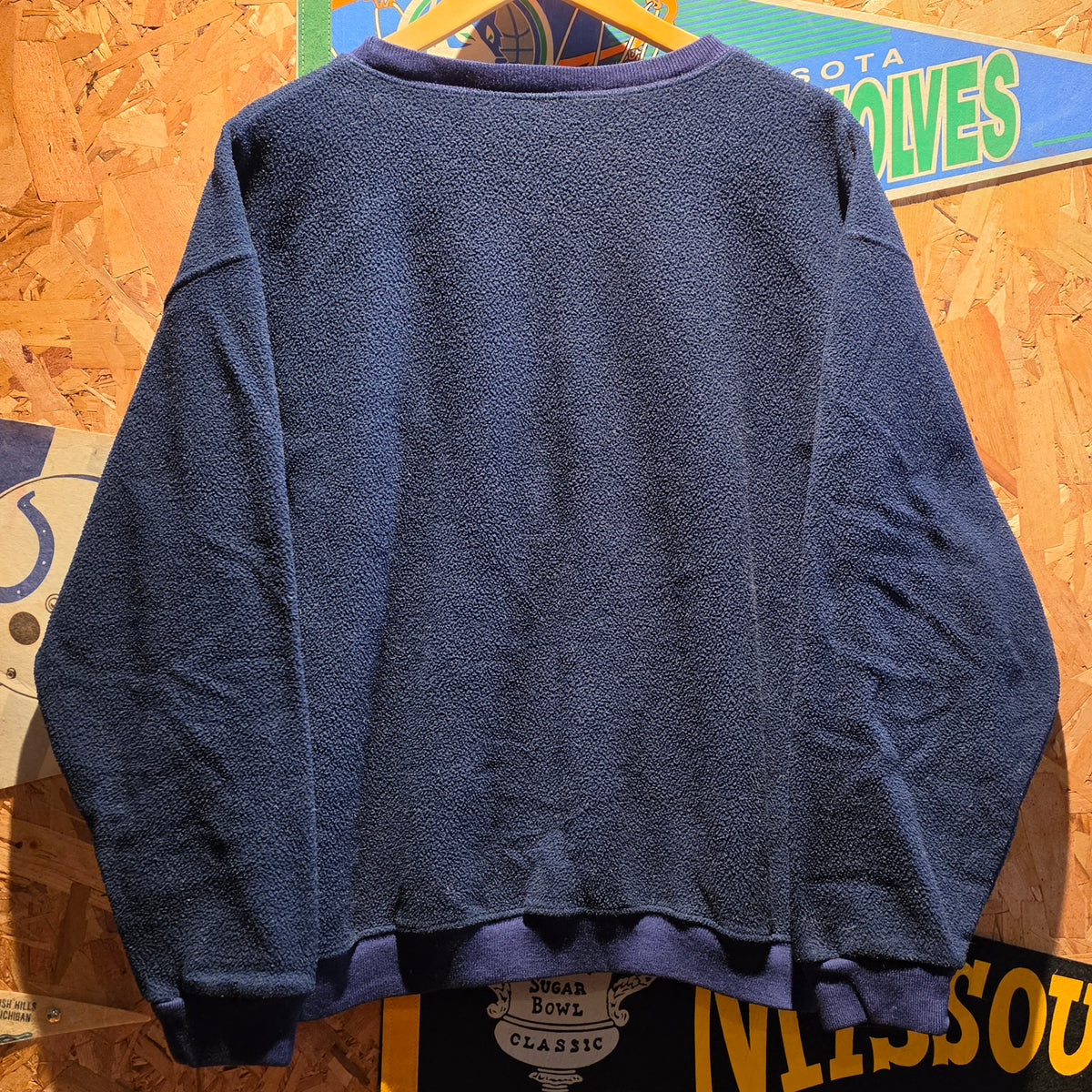 VTG 90'S Mickey Mouse Fleece Sweatshirt: Large