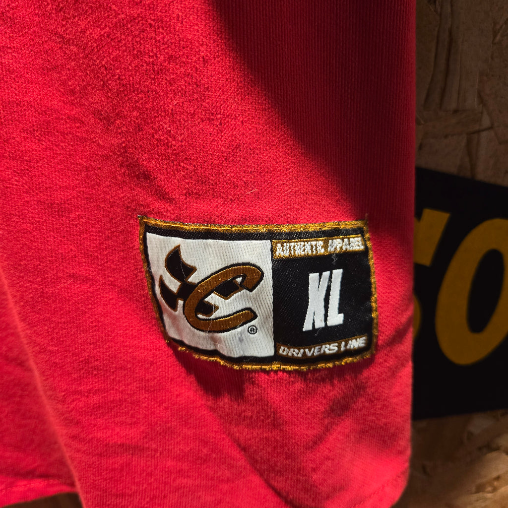 VTG Jeff Gordon Quarter Zip Racing T-Shirt Drivers Line: XL