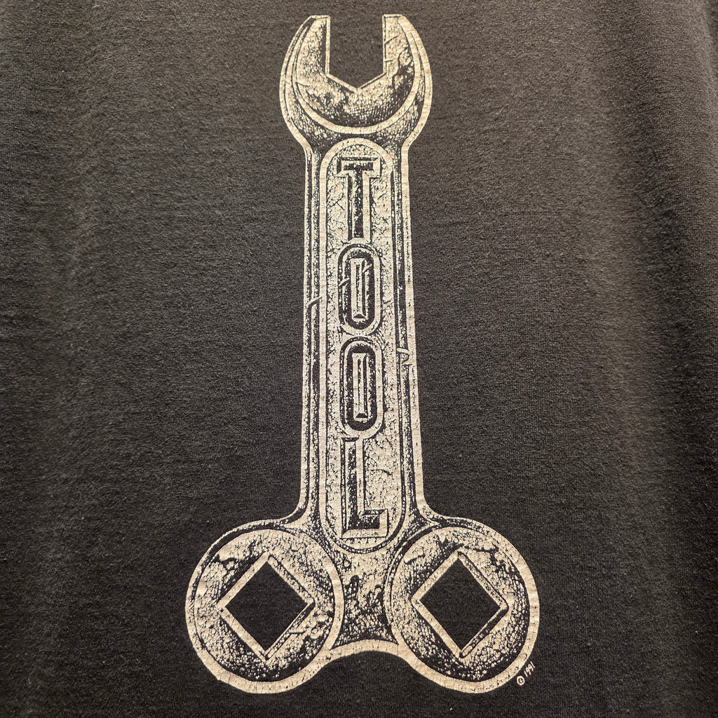 VTG Tool Concert T-Shirt 1991 Wrench Alternative Metal 90s Rare: XL