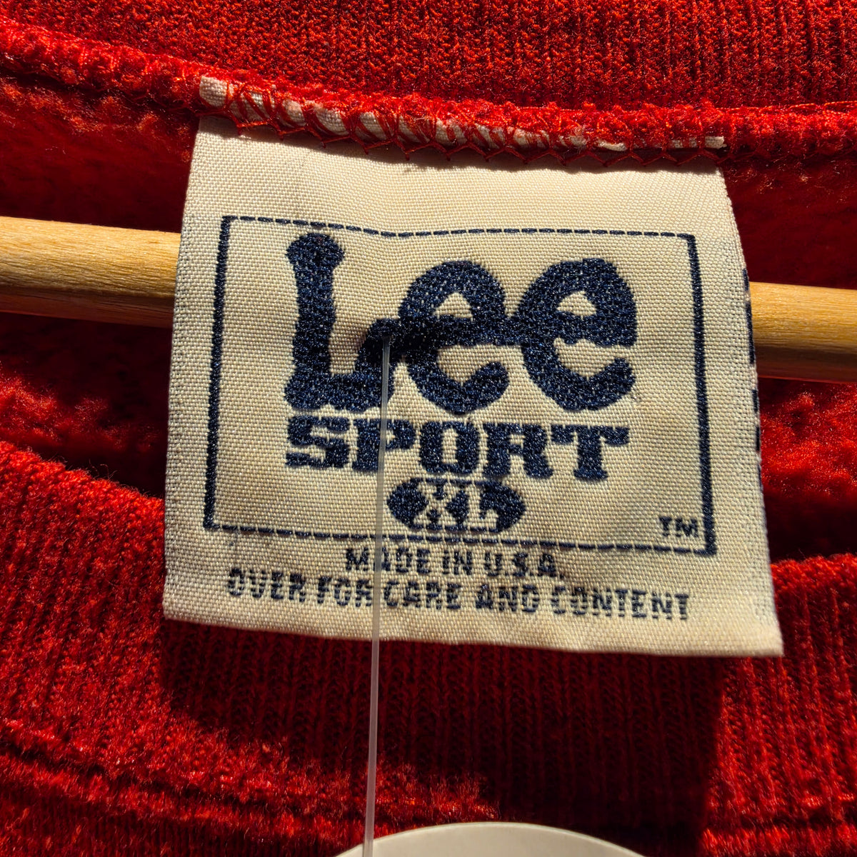 VTG Lee Sport Indiana University Hoosiers Red Crewneck: XL