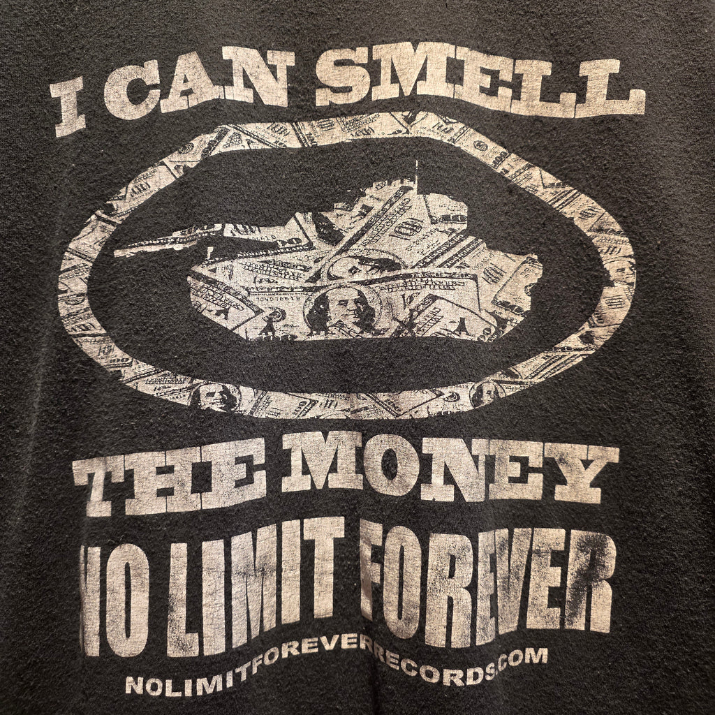 Y2K No Limit Forever Records Master P Romeo Silk Rap T-Shirt Black: Large