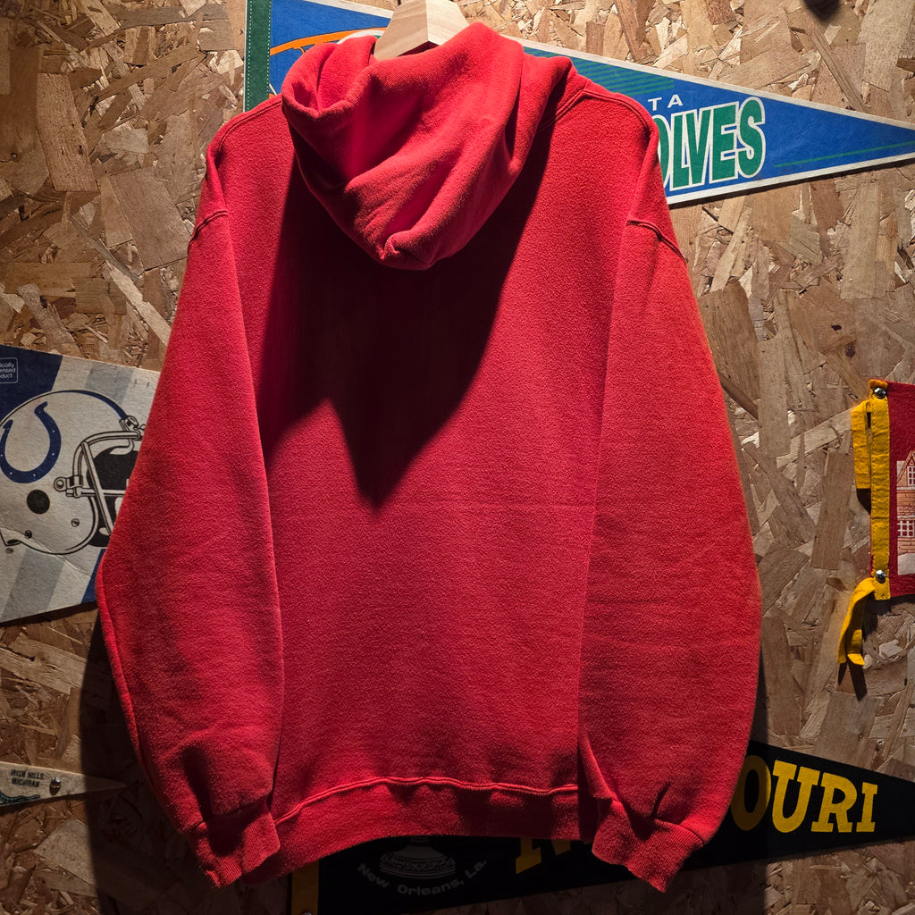 VTG 90's Russell Indiana University Pullover Hoodie Made In USA: XL
