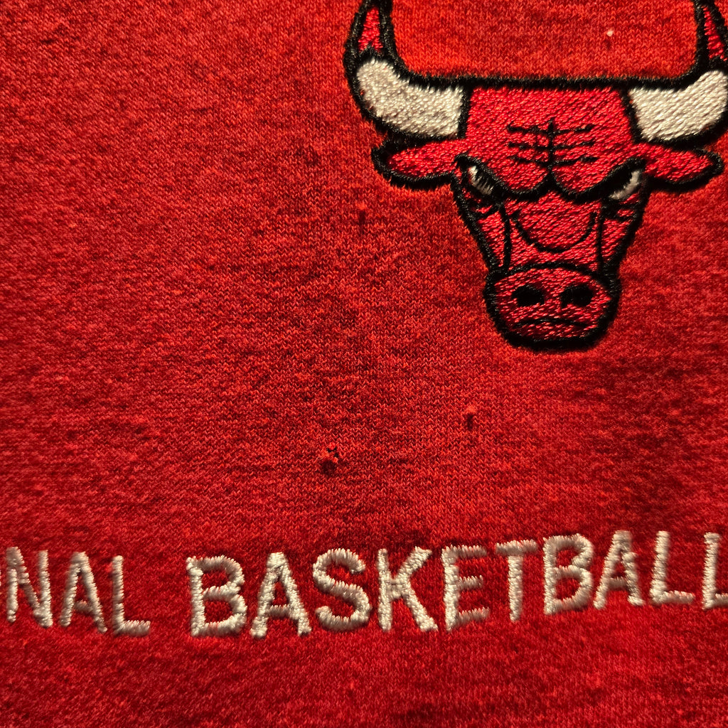 VTG Chicago Bulls NBA Red T-Shirt Lee Sports: XL
