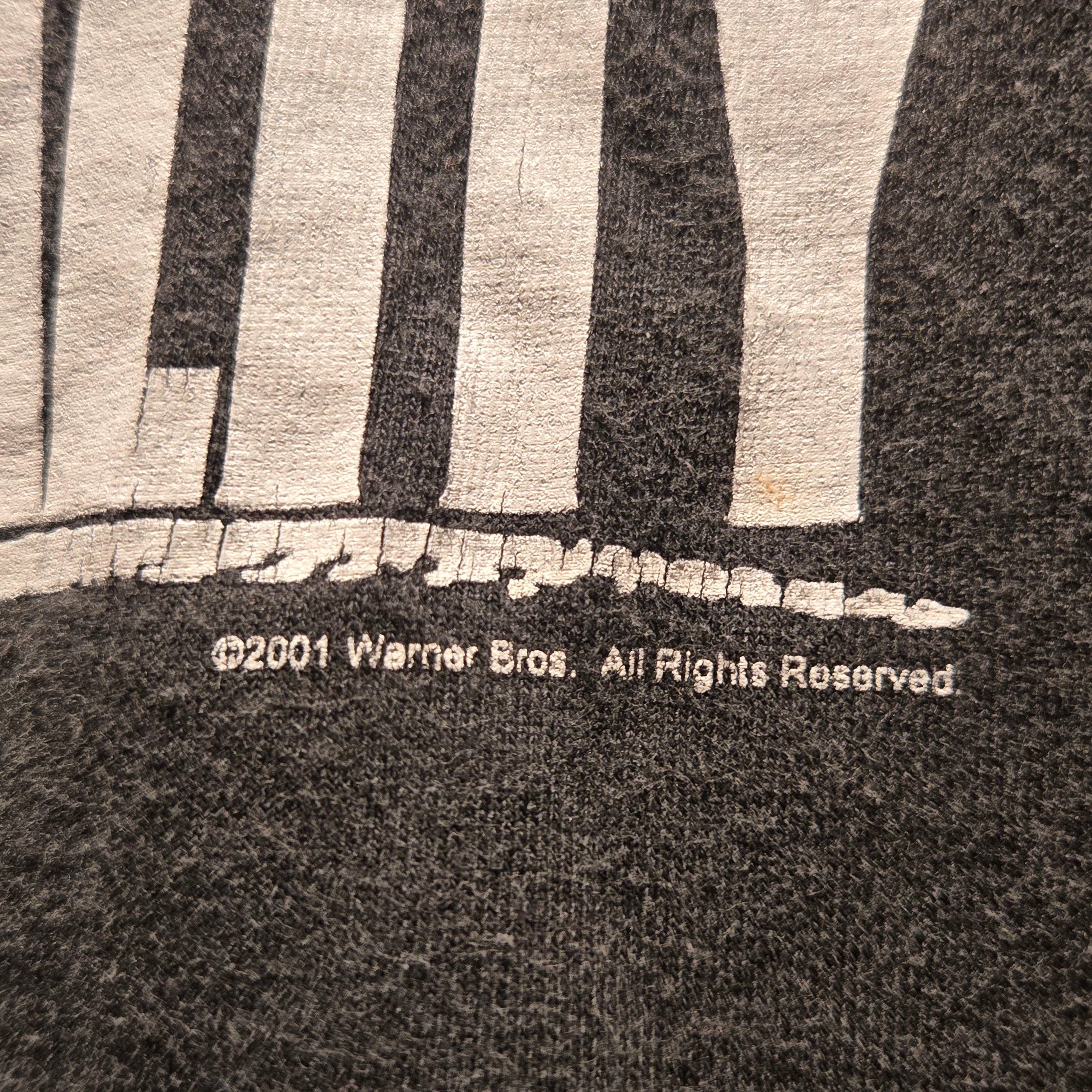 VTG 2001 Miss Congeniality Faded Black T-Shirt: XL