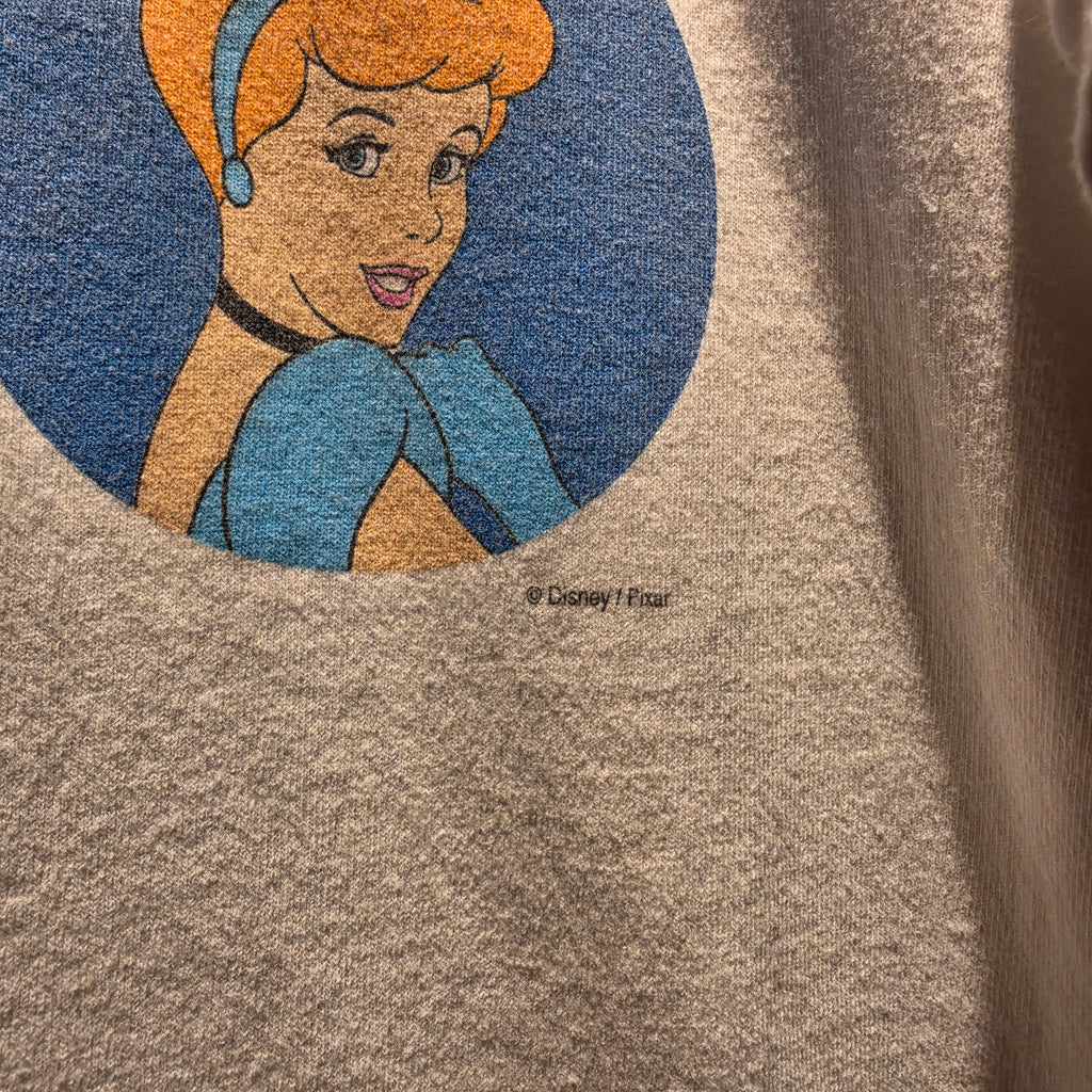 VTG Disney Pixar Promotional Characters White Graphic T-Shirt: XL