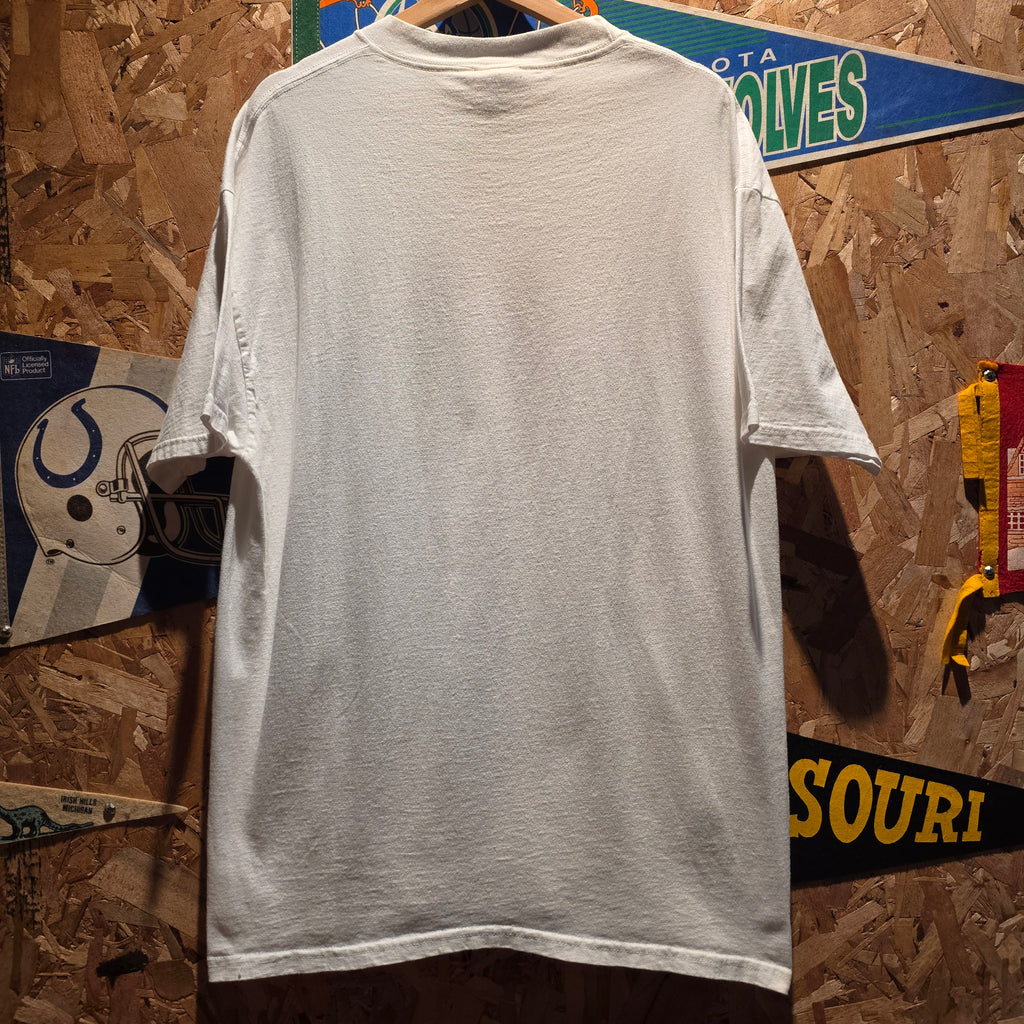 VTG The Amazing Rythem Aces Whote Graphic T-Shirt: XL