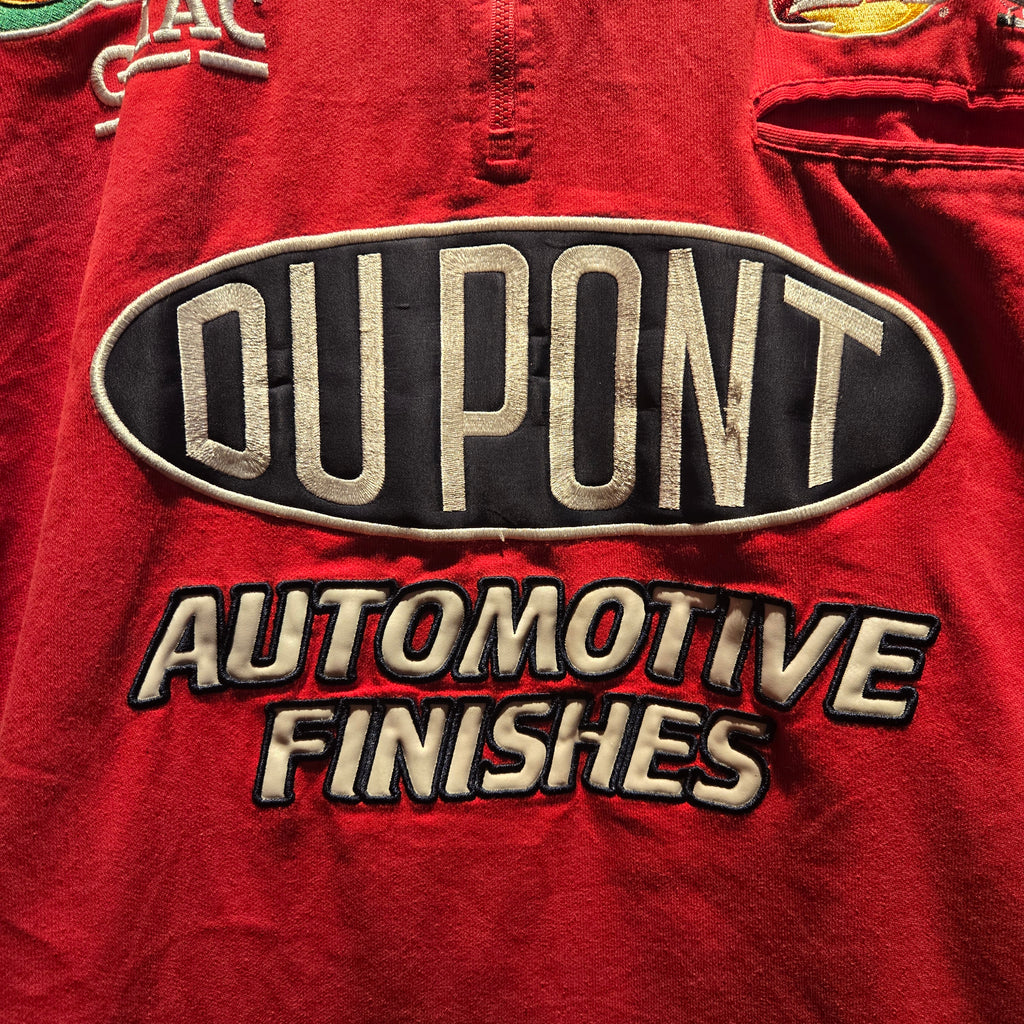 VTG Jeff Gordon Quarter Zip Racing T-Shirt Drivers Line: XL