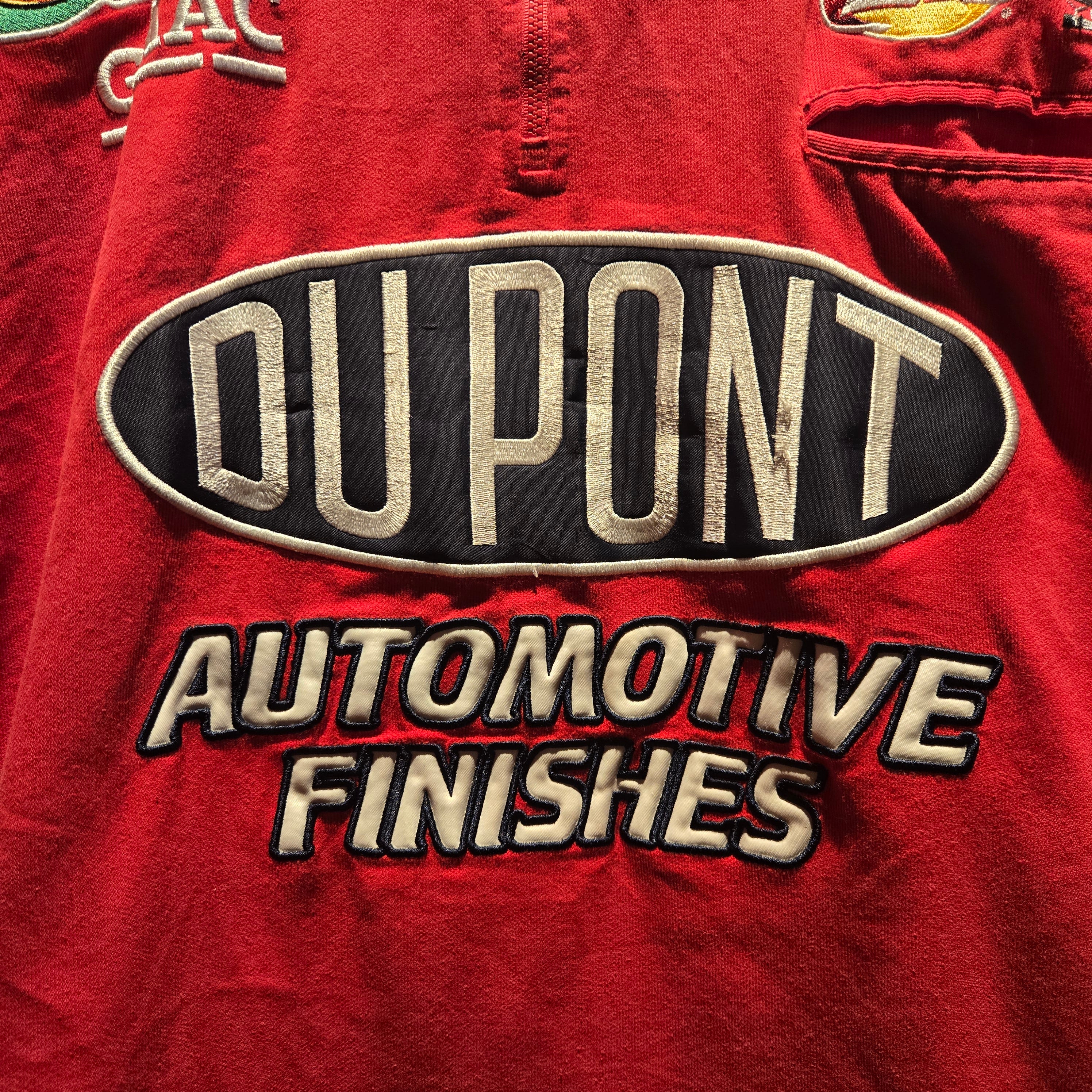 VTG Jeff Gordon Quarter Zip Racing T-Shirt Drivers Line: XL