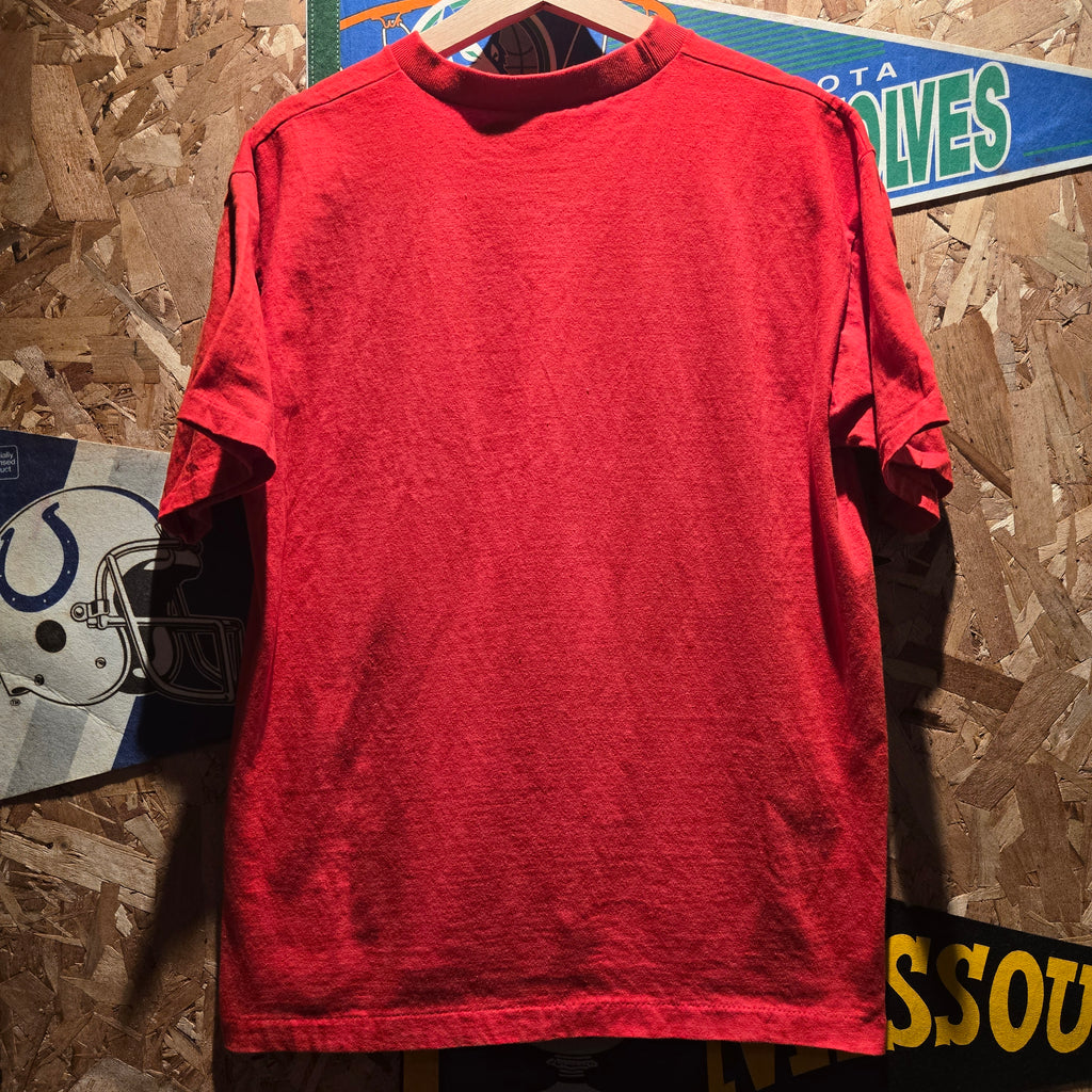 VTG 1990 Golf Pro Red Graphic T-Shirt Single Stich: XL