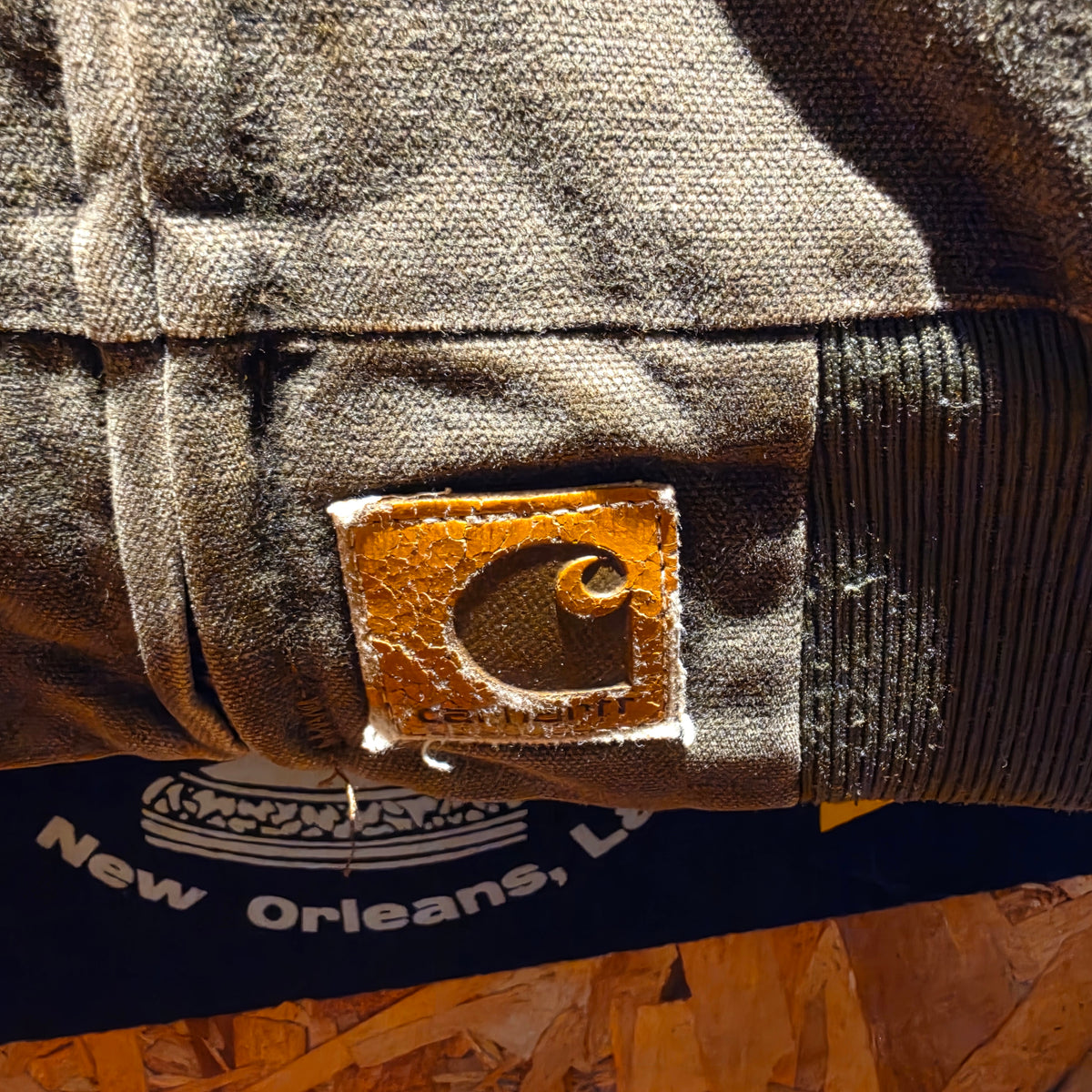 VTG Carhartt Jacket J102 TMB Men Faded Timber Brown Santa Fe RARE: XL
