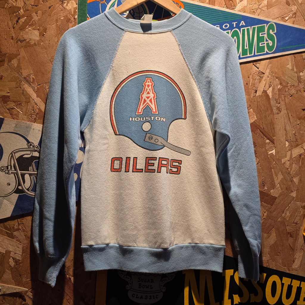 VTG 80's Houston Oilers (Tennessee Titans) Sweatshirt Youth: XL