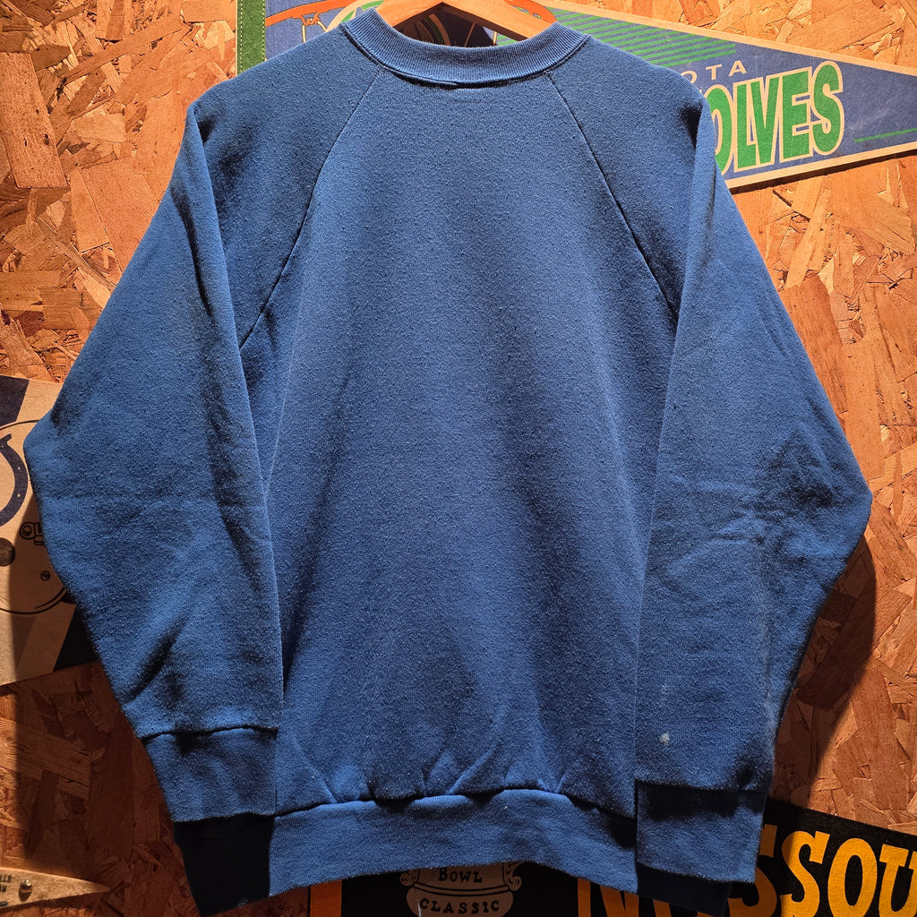 VTG 90's Kentucky Wildcats Blue Sweatshirt Spellout: Large