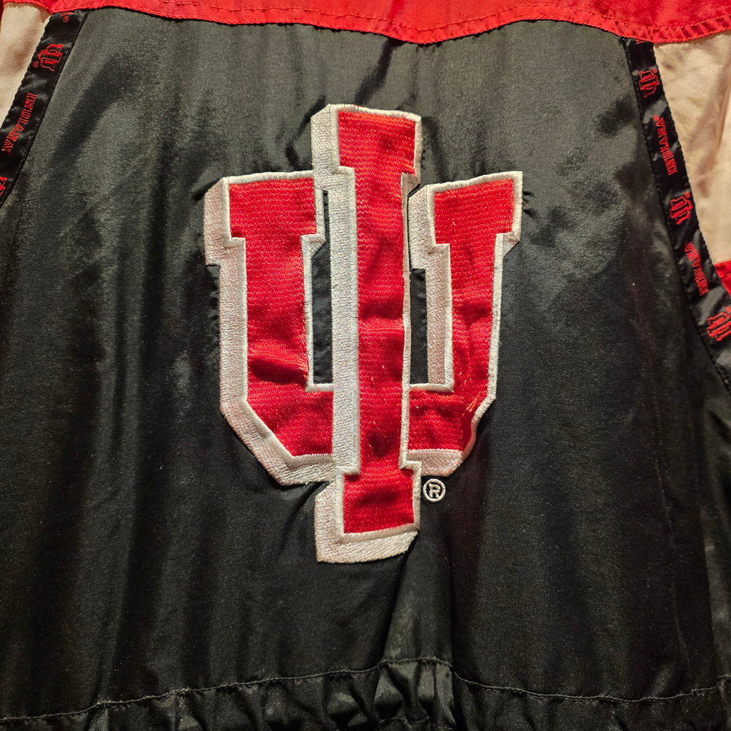VTG Indiana Hoosiers Puffer Jacket Turbo Sportswear Spellout: Large