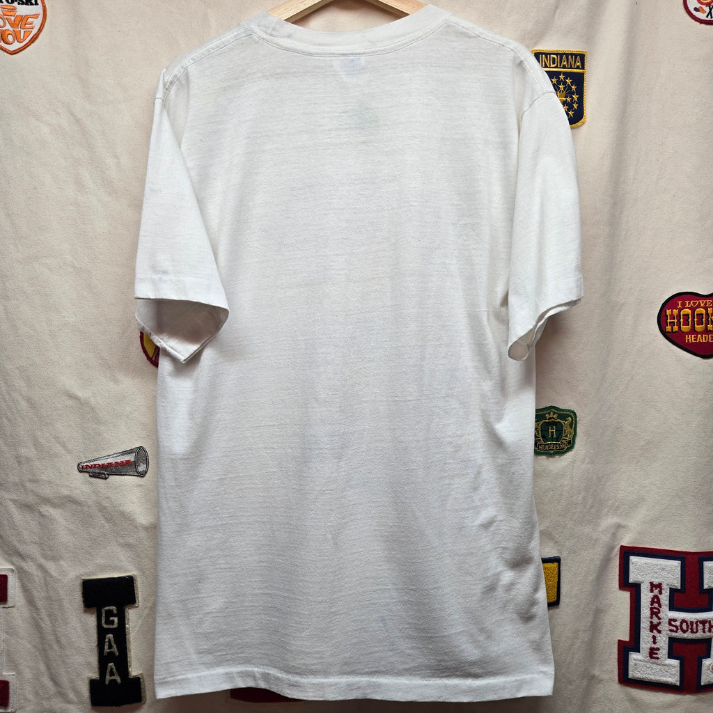 VTG Bart Simpson "Bart Sanchez" Graphic T-Shirt Cancun Funny: XL
