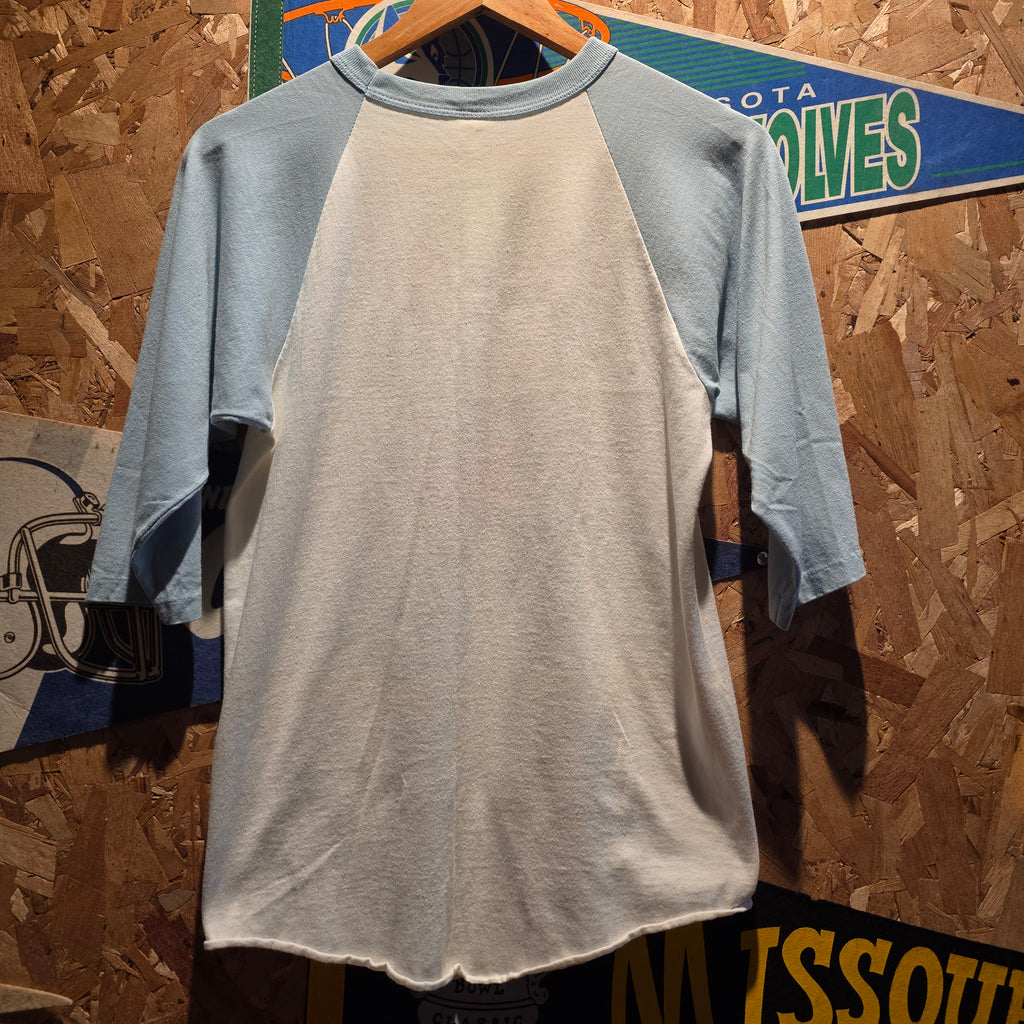 VTG 80'S Mickey Mouse California Disney Land Raglan T-Shirt: Medium