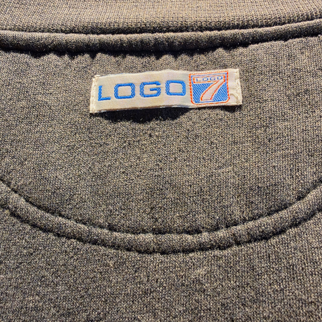 VTG Logo 7 Cincinnati Bengals Crewneck Sweatshirt: Large