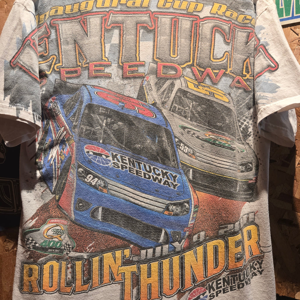 2011 NASCAR Kentucky Motor Speedway T-Shirt Rollin Thunder: Large