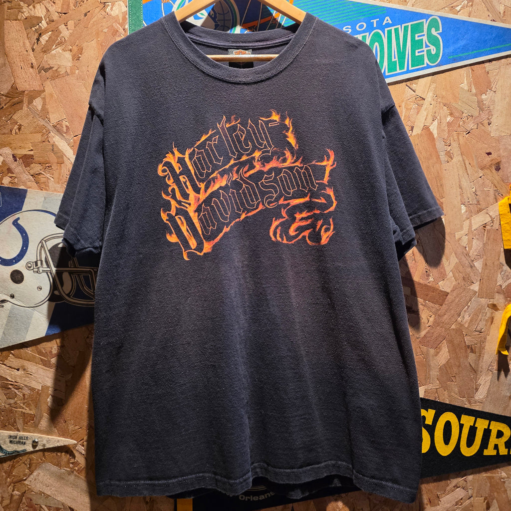 2009 Harley Davidson Black Short Sleeve T-Shirt Grand Canyon Arizona: XL