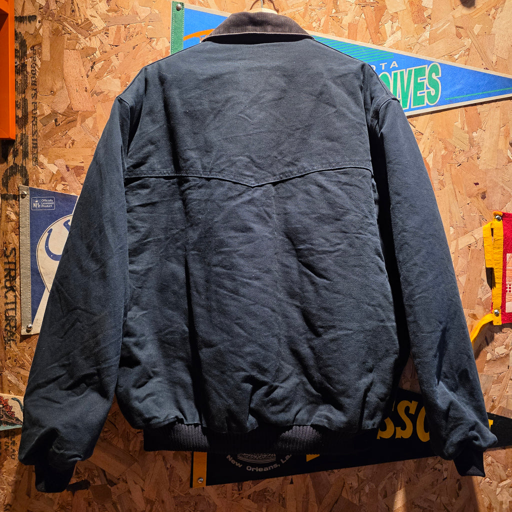 VTG Y2K Carhartt Duck J13 Santa Fe Jacket Red Quilted Embroidered: XL