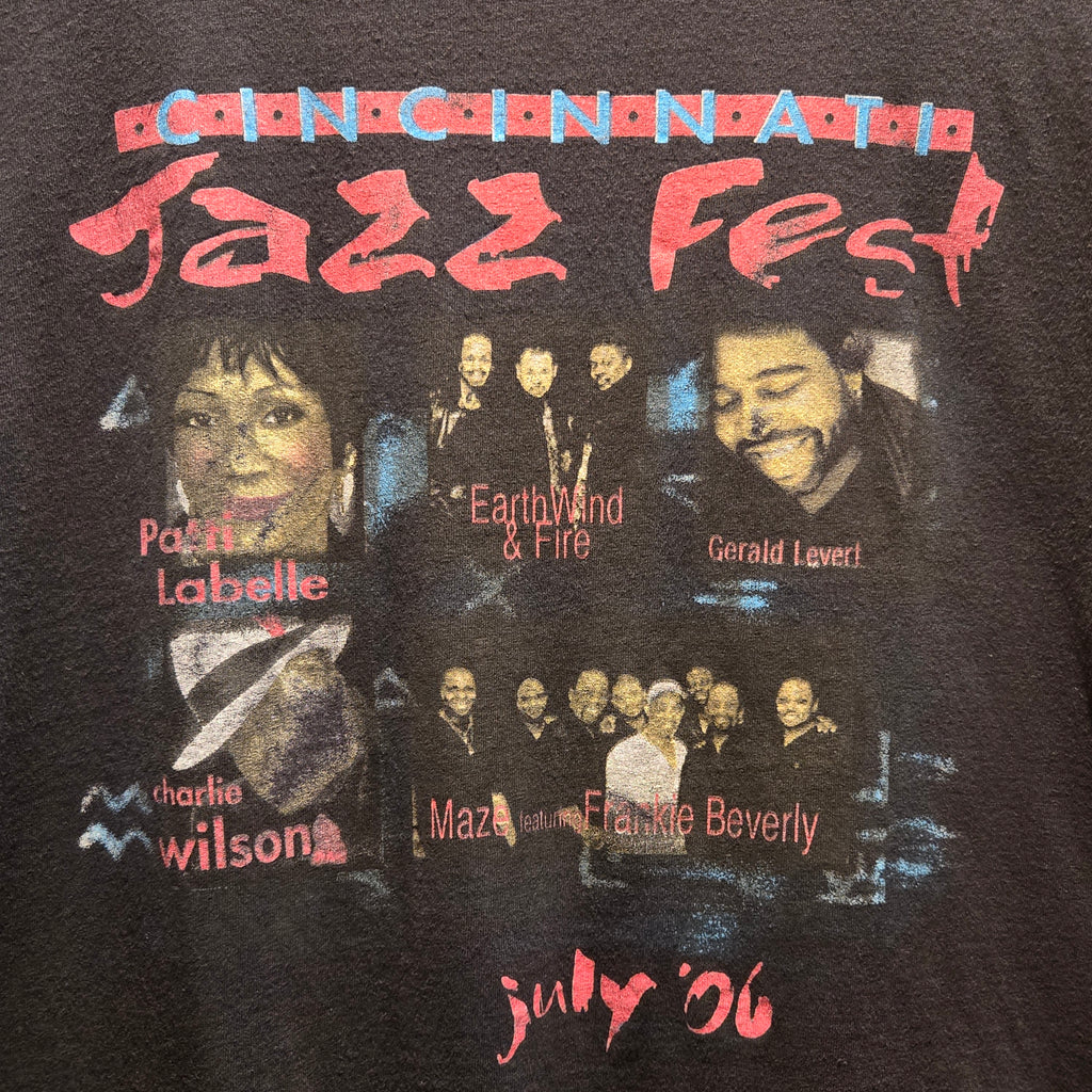VTG 2006 Cincinnati Jazz Fest Black T-Shirt: 2XL